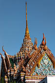 Bangkok Grand Palace, details of the entraceways of the Dusit group. 